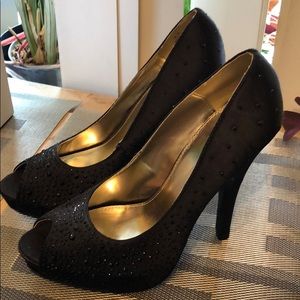 Express Peeptoe Pumps